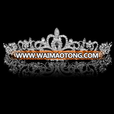 wholesale high quality princess rhinestone tiara crown