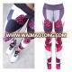 Women High Waist Yoga Fitness Leggings Running Gym Stretch Sports Pants Trousers AD998